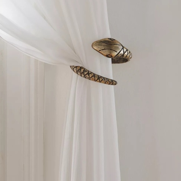 Urban Outfitters Other - Urban outfitters Elegant Gold Snake Curtain Tieback  1 piece needs 2 screws
